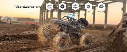 Coche teledirigido 4WD todoterreno 4x4, coches de Control remoto, Radio, Buggy, camión de carreras, deriva con luces Led, juguetes de regalo para niños y niñas