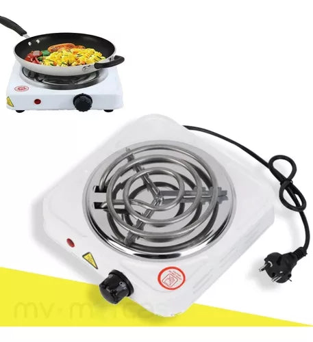 Cocina Eléctrica 1 Puesto Hornilla Hot Plate Jx-1010b Color Blanco 110V/220V