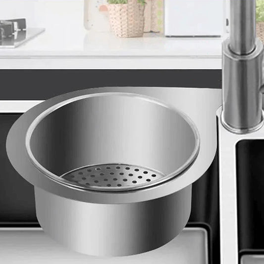 🟡 Colador de fregadero lavaplatos en forma de cisne en acero inoxidable, cesta filtrable, organizador multifuncional, cesta de lavado de verduras y frutas en la cocina