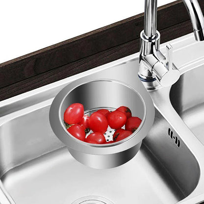 🟡 Colador de fregadero lavaplatos en forma de cisne en acero inoxidable, cesta filtrable, organizador multifuncional, cesta de lavado de verduras y frutas en la cocina