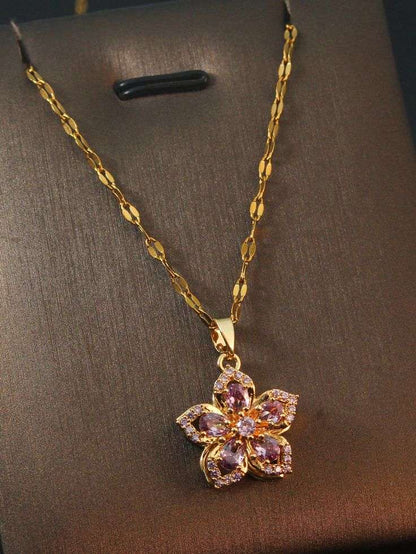 Collar Princesa Mulán Flor Caja Regalo ¡¡Lleva 2 con buen descuento!!