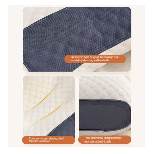 Combo 2 Almohada Cervical Cojín 3d Descanso