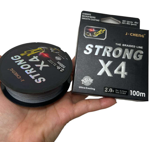 Combo por 2 Cañas fibra de vidrio 2 Carreteles 4000 Sedal Rapala y una Caja de Anzuelos por 100