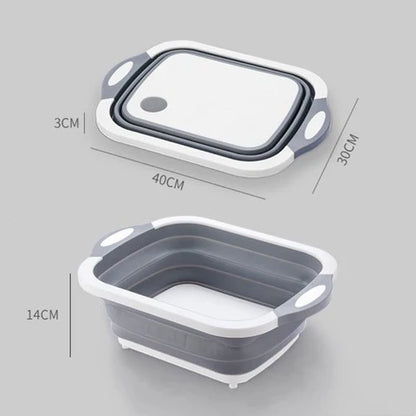 Combo Cocina Tabla 3 en 1 + Tijera Pica Todo Cocina