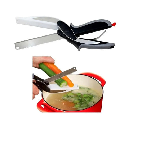 Combo Cocina Tabla 3 en 1 + Tijera Pica Todo Cocina