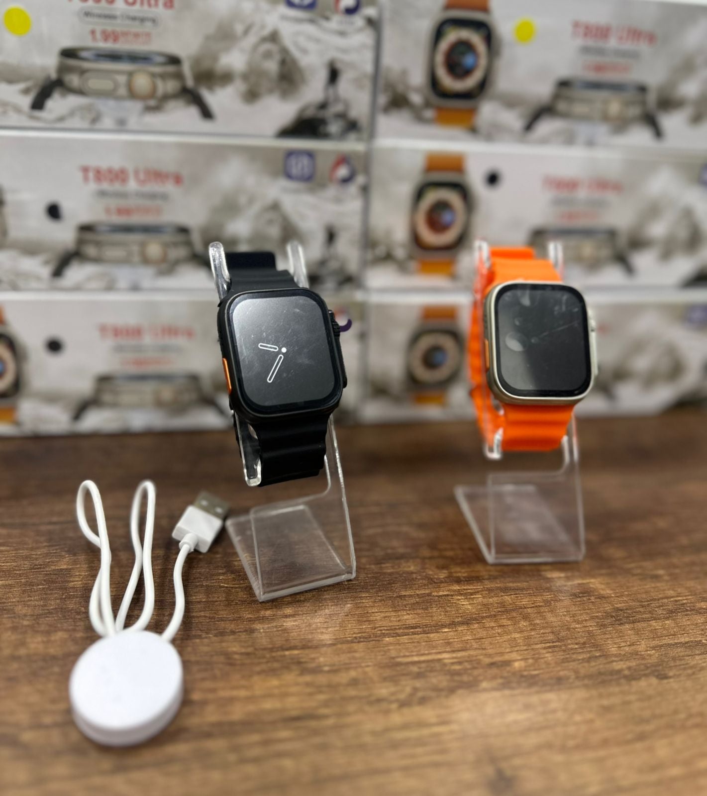 Combo Reloj Smart Watch  Big 2.0 ultra T800 + audífonos I12 + Manillas Obsequio  x77 mil