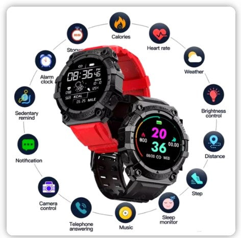 Combo de 2 Reloj FD68 Smartwatch Colores