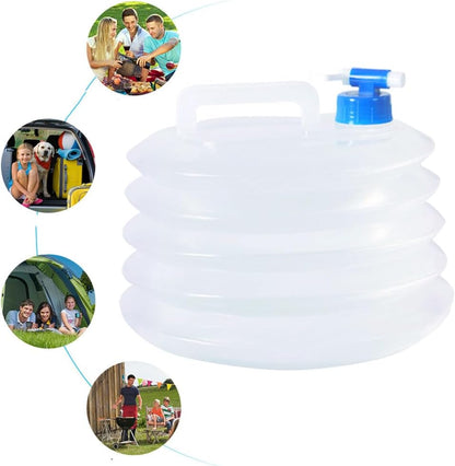 Contenedor plegable agua otros líquidos camping 5 litros