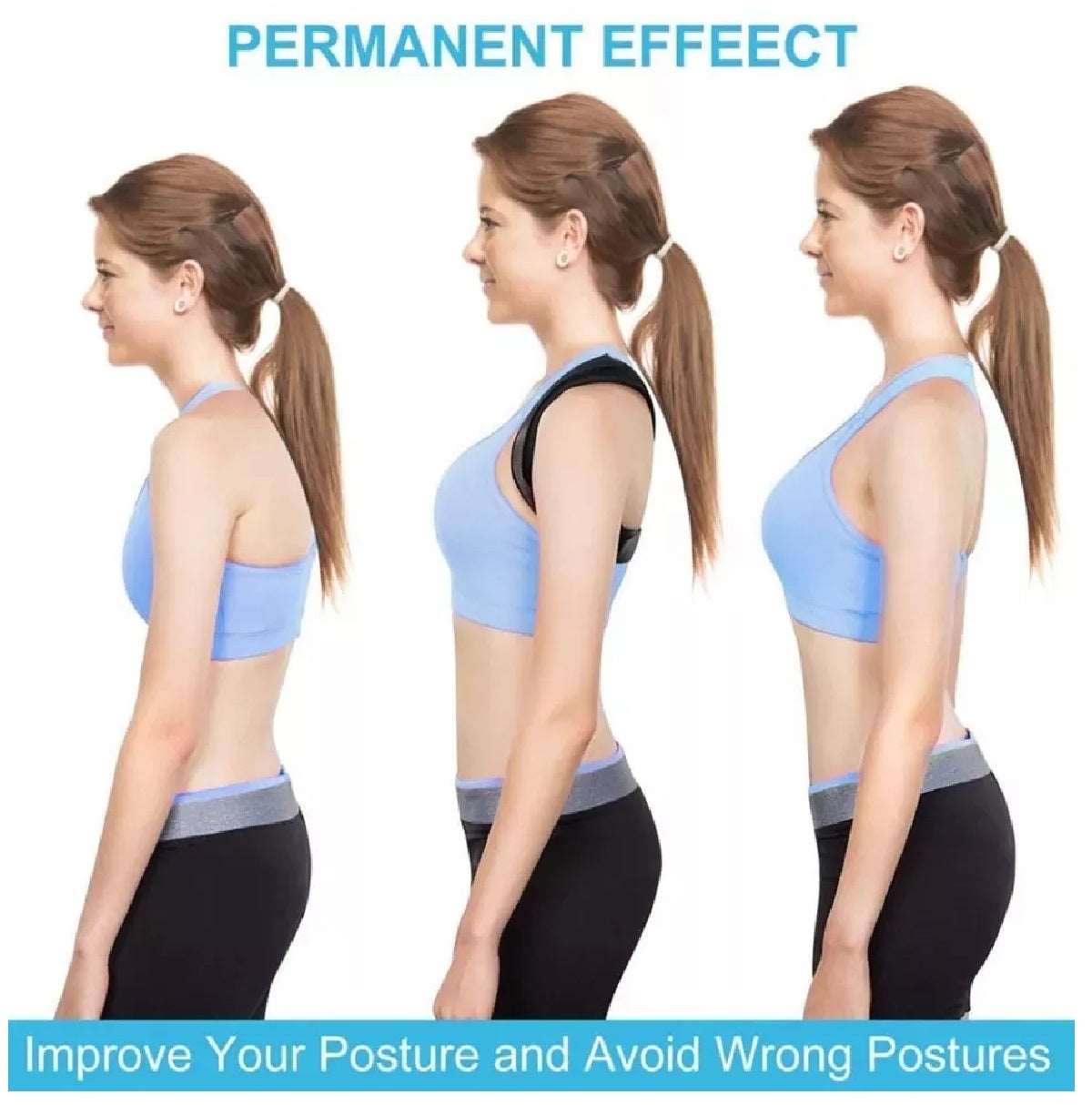 Corrector De Postura Inteligente Con Sensor De Vibración