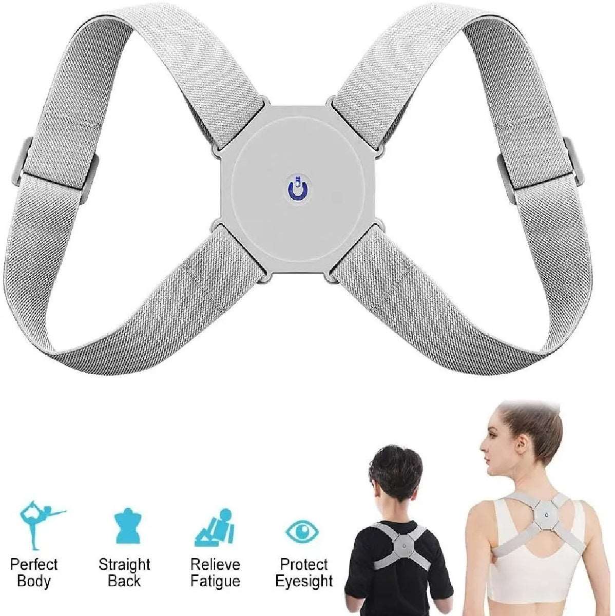Corrector De Postura Inteligente Con Sensor De Vibración