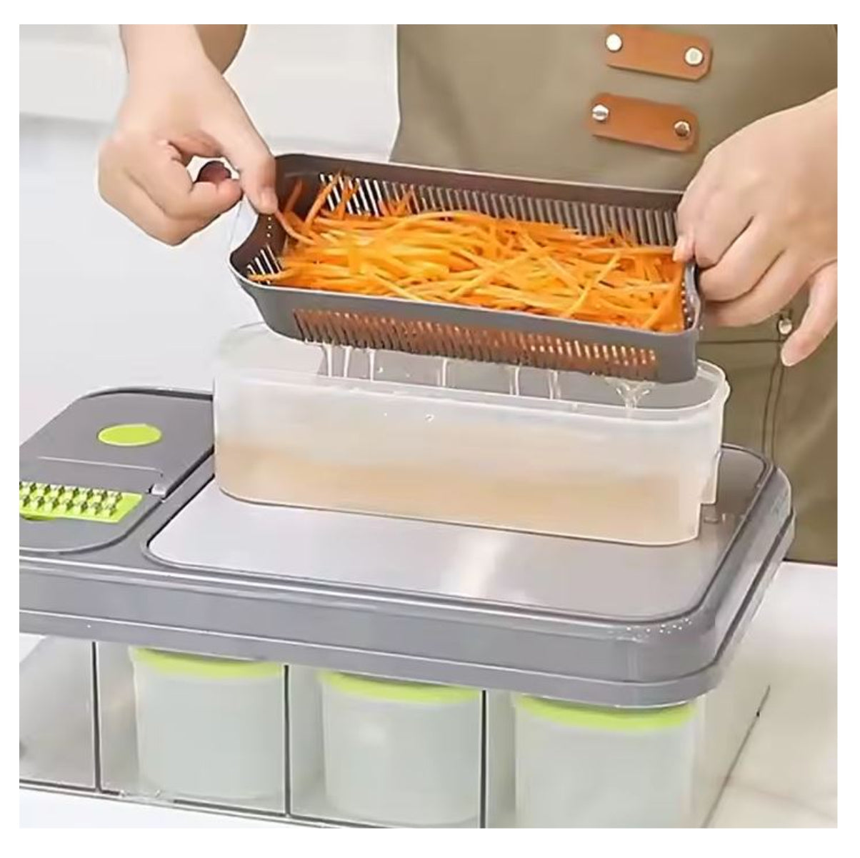Cortador De Verduras Mandolina 28 En 1