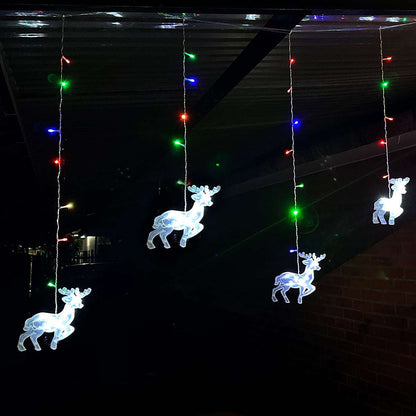 Cortina Led 3mts Figuras Reno 120 led