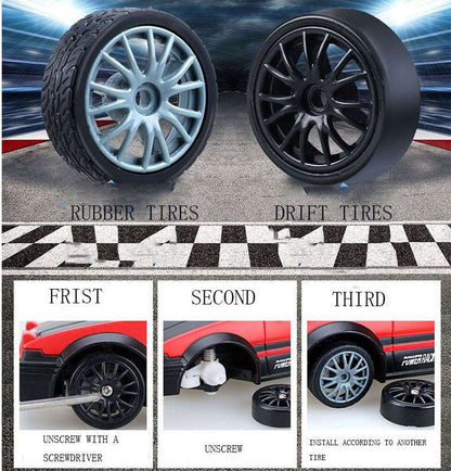DriftWheels Carro a control remoto para hacer drift