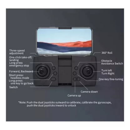 Drone Plegable Hd Con Cámara