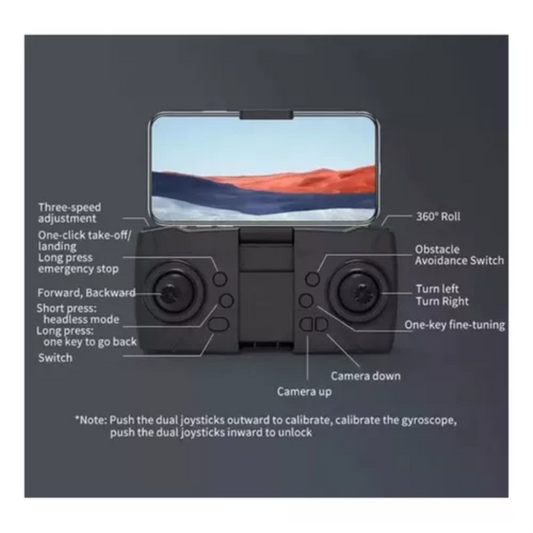 Drone Plegable Hd Con Cámara
