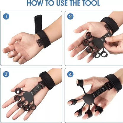 Ejercitador de dedos para guitarra