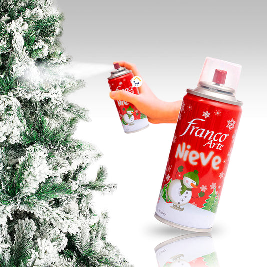 Espuma Nieve Artificial Spray 120 Ml Decoración Navidad
