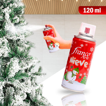 Espuma Nieve Artificial Spray 120 Ml Decoración Navidad