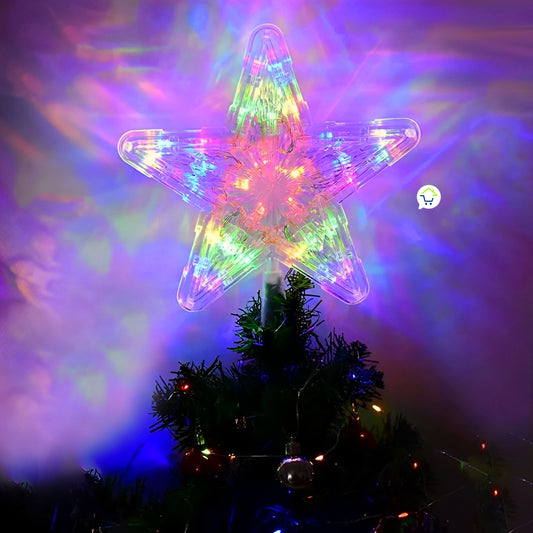 Estrella Árbol De Navidad Luz Led