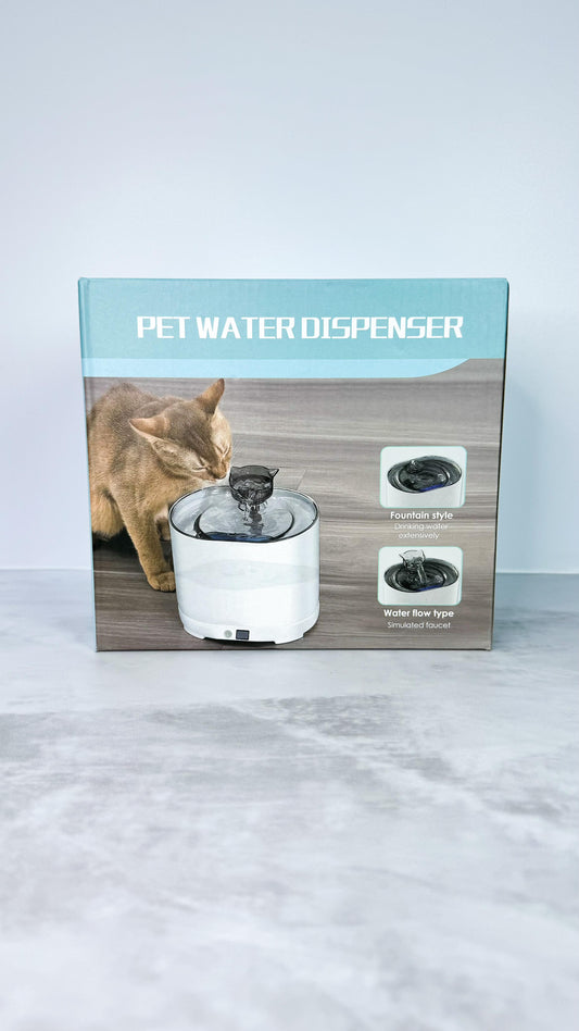 Fuente de agua para mascota con sensor