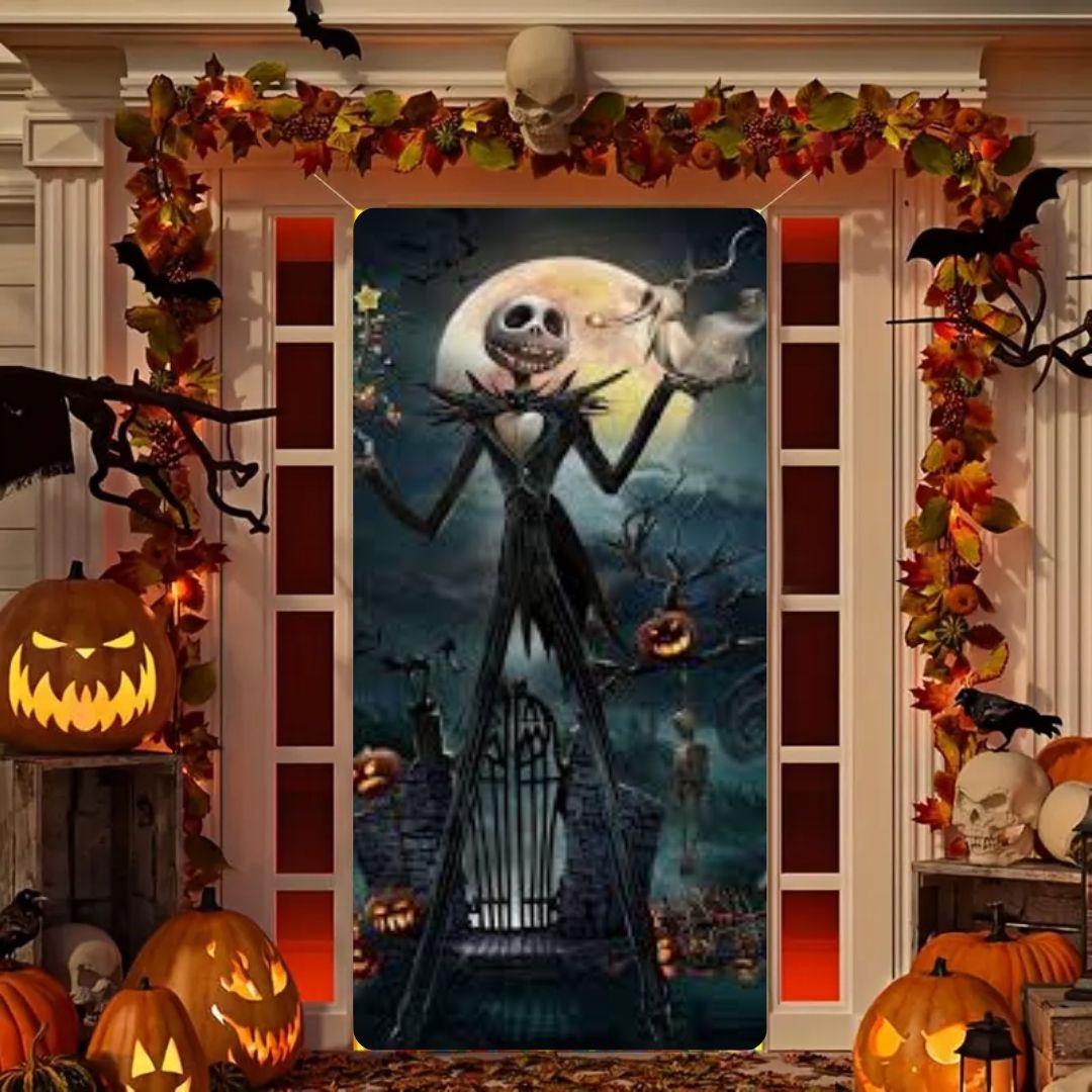 Funda Para Puerta Halloween | 2Mt x 1Mt
