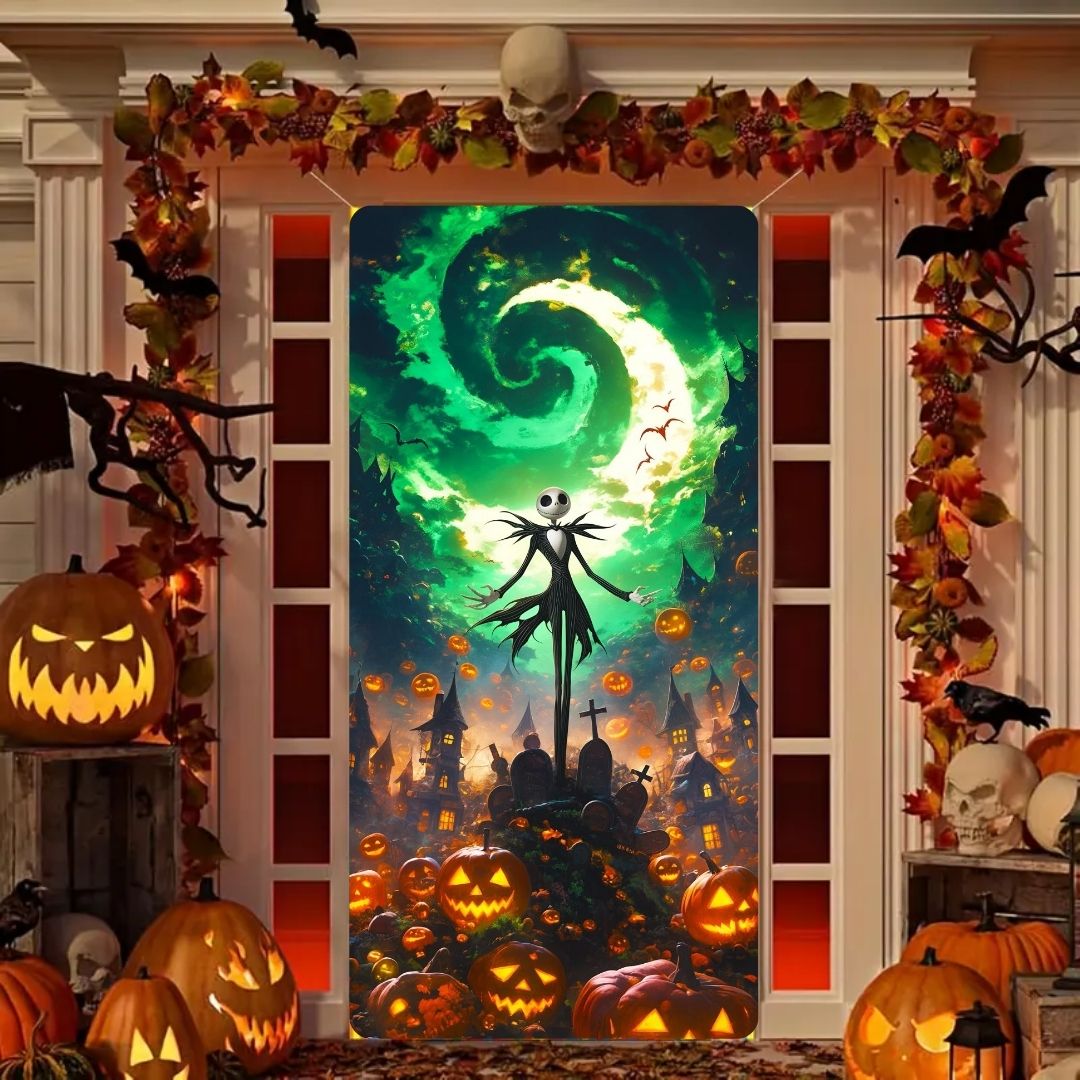 Funda Para Puerta Halloween | 2Mt x 1Mt