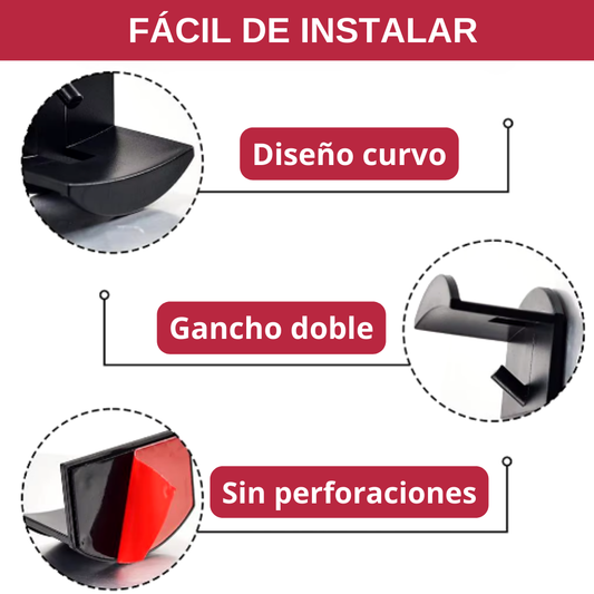 Gancho De Gorras y Accesorios x 5 unidades