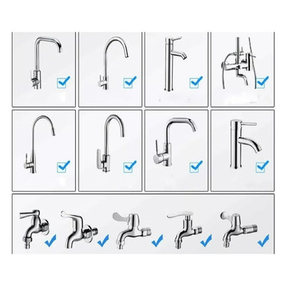Grifo Ahorrador De Agua Cocina Cuello Flexible 2 Funciones