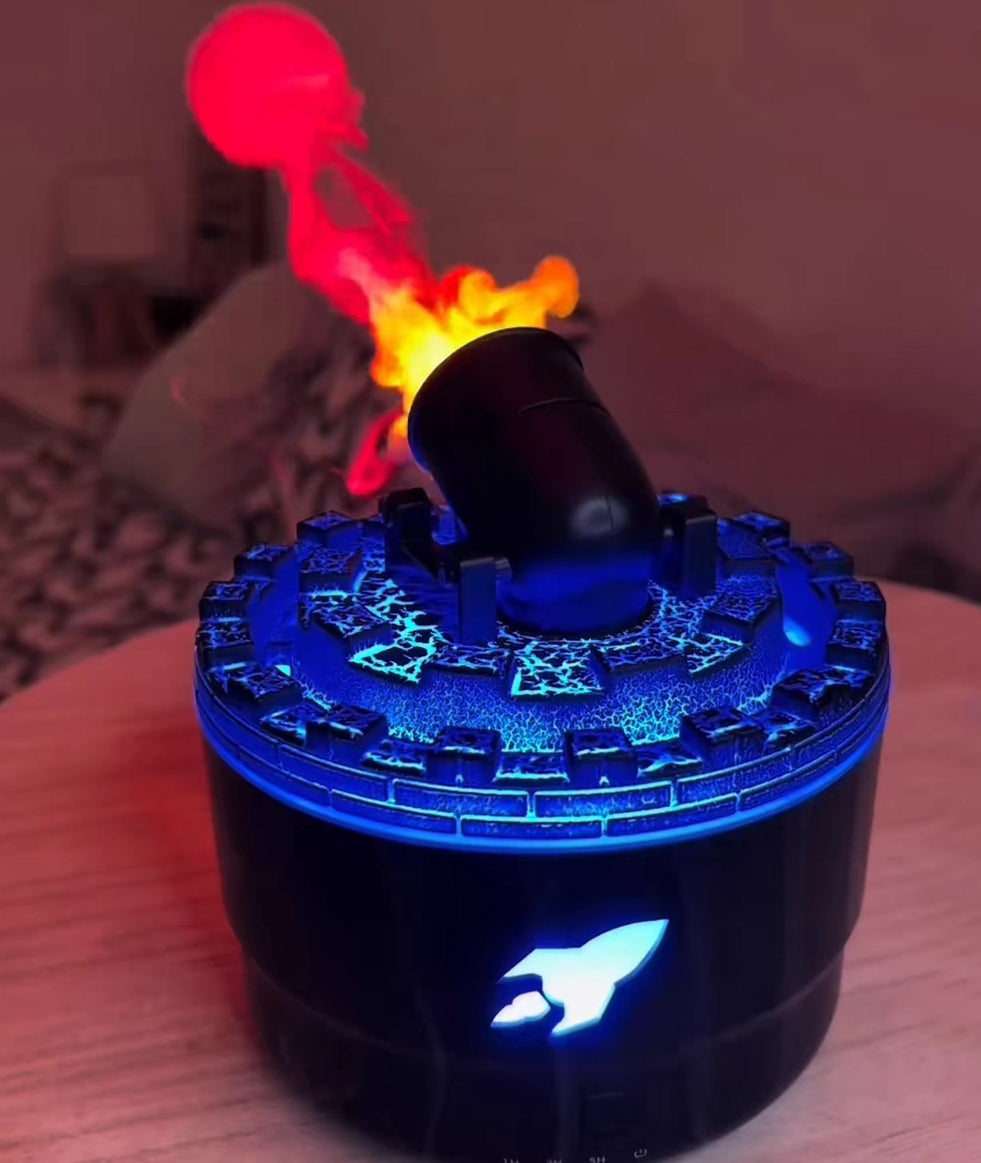 Humidificador De Cañón Colores y Cañonazos de Niebla Con Aroma