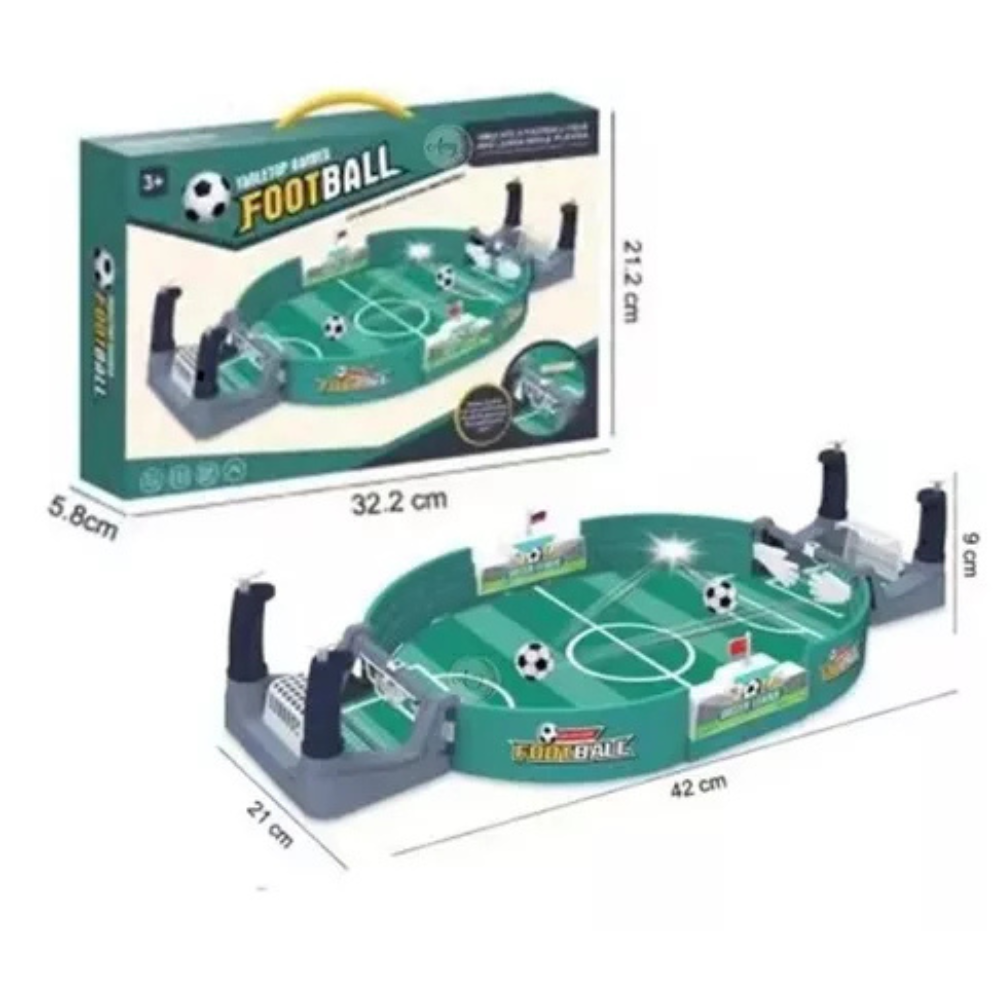 Juego Fútbol Futbolín De Mesa Interactivo Niños 4 Pelotas