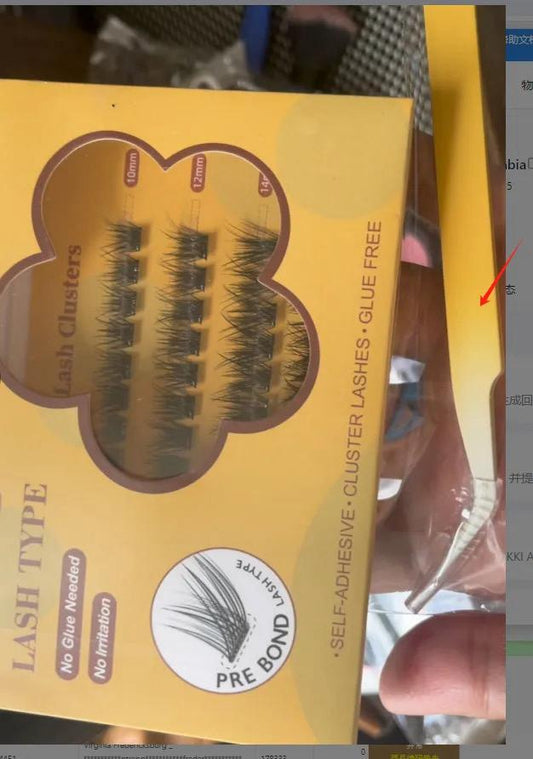 Kit Pestañas Auto Adhesivas Pelo a Pelo