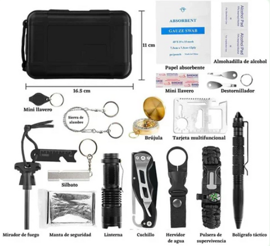 Kit de supervivencia 15 en 1