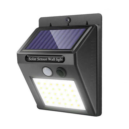 Lámpara Solar Exterior 30LED Recargable sensor de movimiento