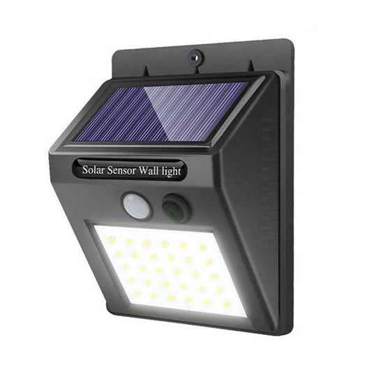 Lámpara Solar Exterior 30LED Recargable sensor de movimiento