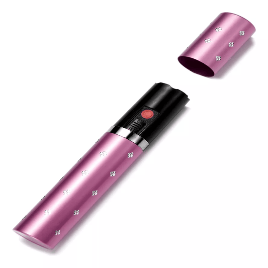 Labial Defensa Personal Mujer Luz Led Camuflado