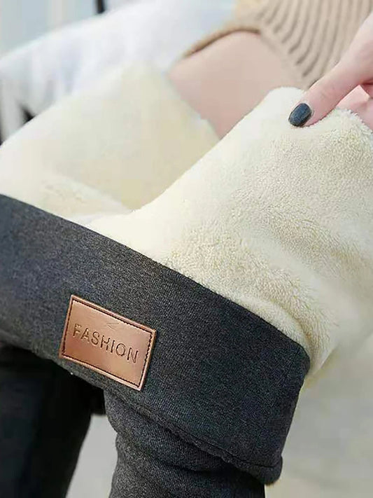🟡 Leggings térmicos gruesos de cintura alta sin costuras, cálidas de moda para el frio, pantalones aislados leggins deportivo mujer invierno y bajas temperaturas, leggins térmicos mujer de moda