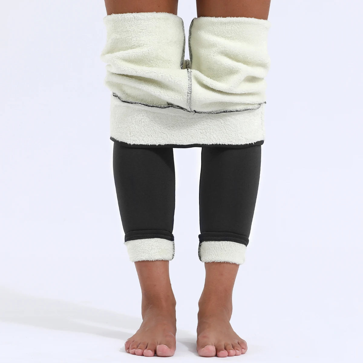 🟡 Leggings térmicos gruesos de cintura alta sin costuras, cálidas de moda para el frio, pantalones aislados leggins deportivo mujer invierno y bajas temperaturas, leggins térmicos mujer de moda
