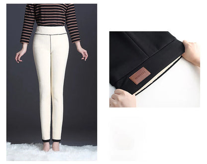 🟡 Leggings térmicos gruesos de cintura alta sin costuras, cálidas de moda para el frio, pantalones aislados leggins deportivo mujer invierno y bajas temperaturas, leggins térmicos mujer de moda