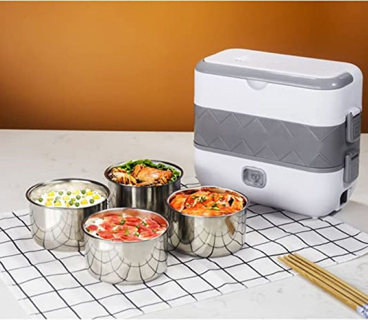 Lonchera Eléctrica 4 Puestos Comer Sano
