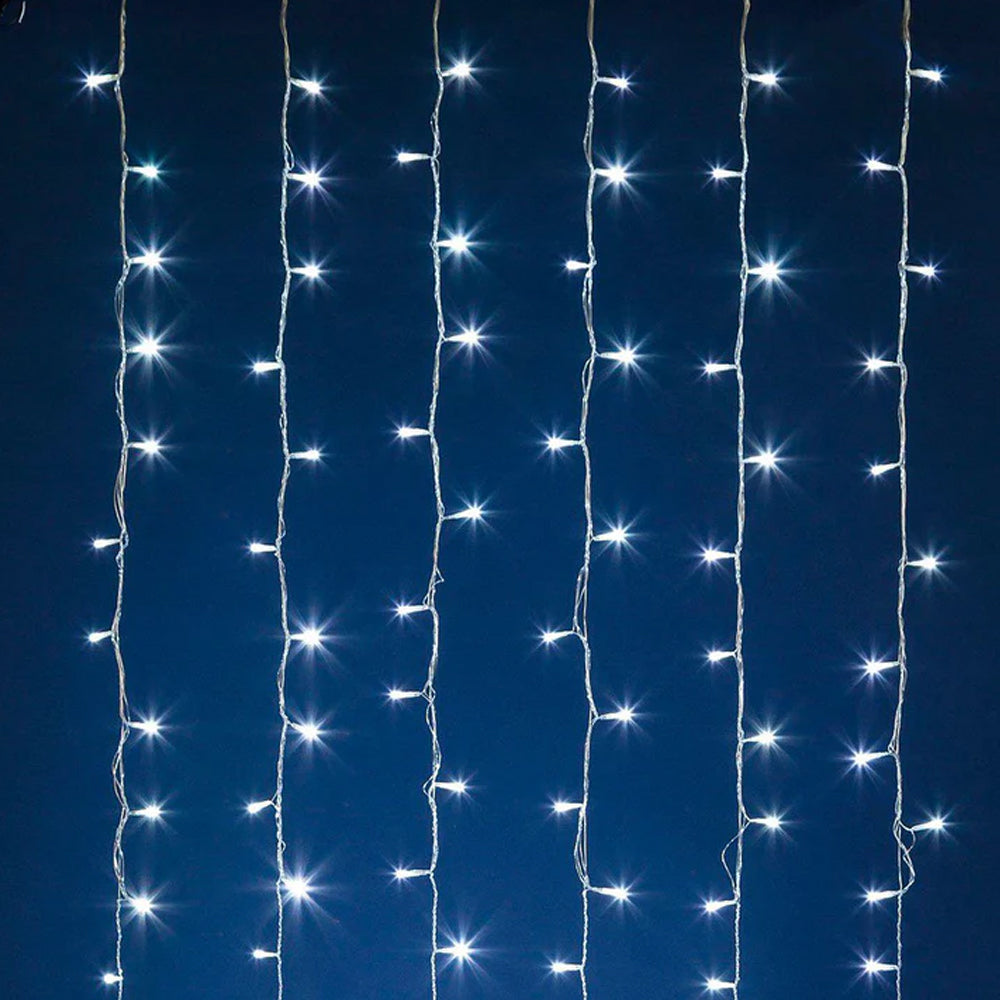 Luces De Navidad Cascada Sube y Baja 6mtsx1mt