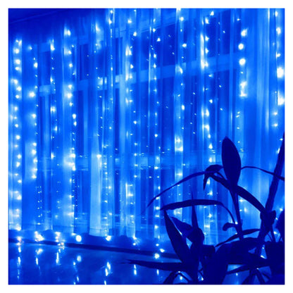 Luces De Navidad Cascada Sube y Baja 6mtsx1mt