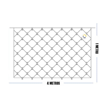 Luces Malla LED 480 Luces 4x1 Mts Luz Navidad Blanco Cable Transparente