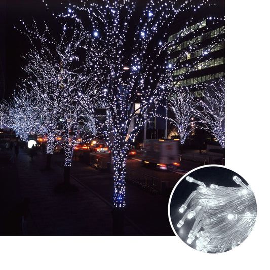 Luz Led Lineal 50 Mts 500 Led Blanca Luces Navidad