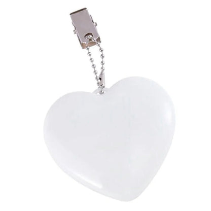 🟡 Luz led con forma de corazón, lámpara para bolso, monedero activado por movimiento táctil, luz nocturna en forma de corazón para mujer y niña, decoración con dije