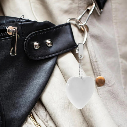 🟡 Luz led con forma de corazón, lámpara para bolso, monedero activado por movimiento táctil, luz nocturna en forma de corazón para mujer y niña, decoración con dije