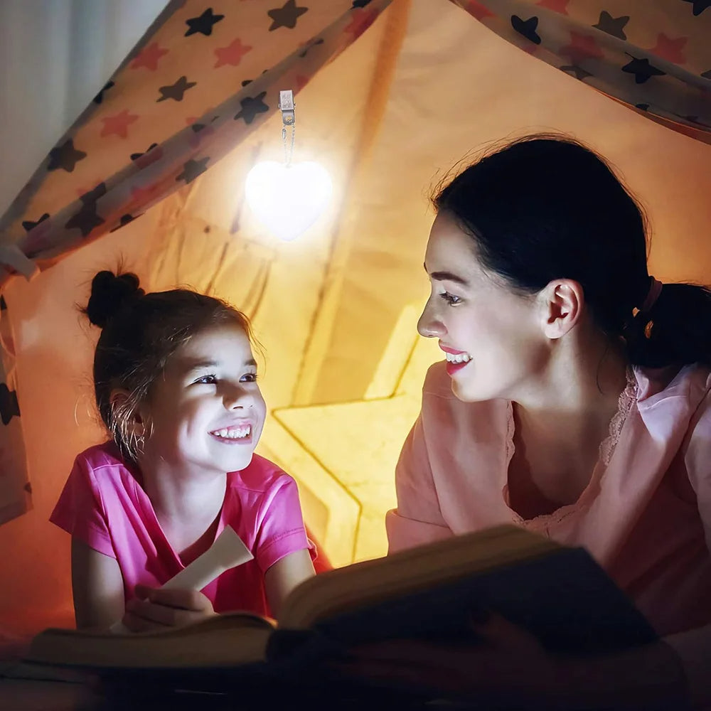 🟡 Luz led con forma de corazón, lámpara para bolso, monedero activado por movimiento táctil, luz nocturna en forma de corazón para mujer y niña, decoración con dije