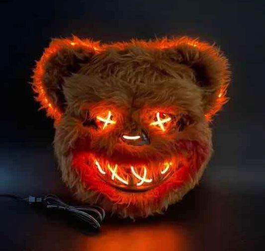Máscara halloween con luz
