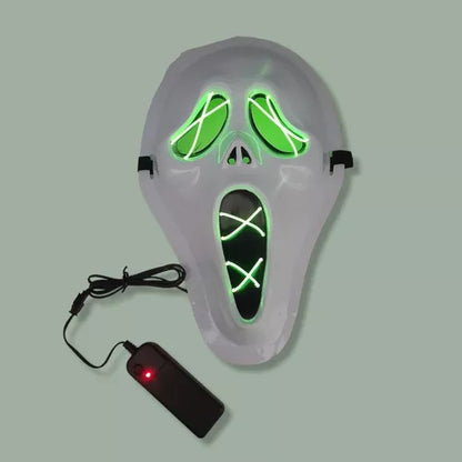 Máscara halloween con luz