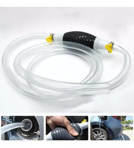 Manguera bomba para extraer gasolina