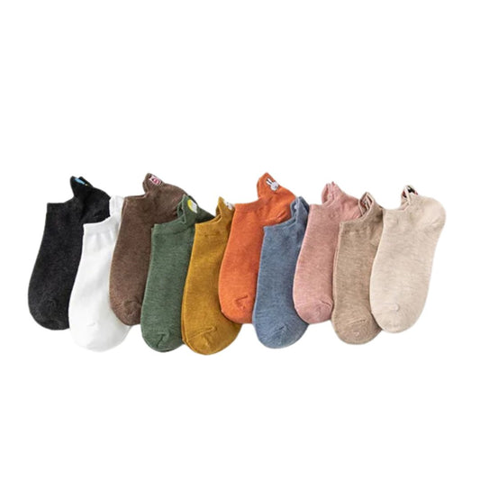 Medias Tobilleras Animalitos x 10 Pares Surtidos